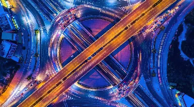 Плакат Перекресток в Бангкоке