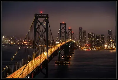 Картина Мост через залив Сан-Франциско - Окленд