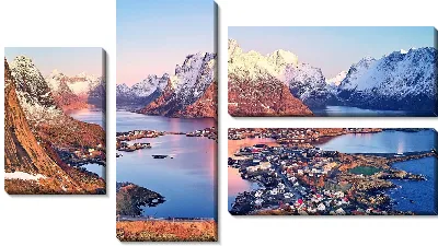 Модульная картина Рейне , Норвегия