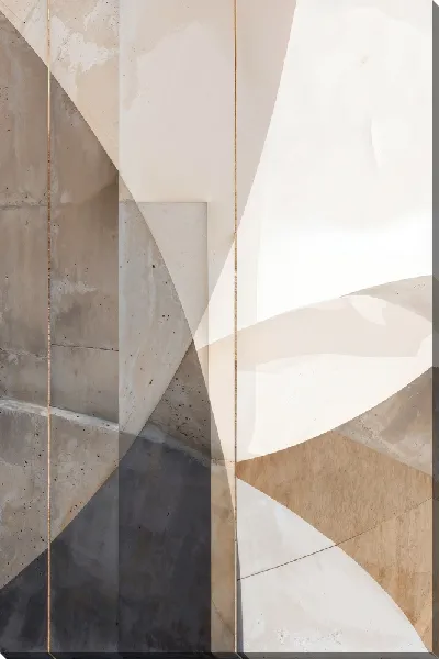 Картина маслом Абстрактные формы и линии