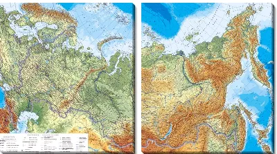 Модульная картина Карта (Map) №8