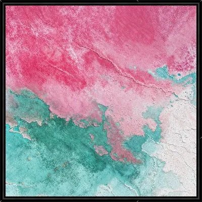 Абстрактное искусство с розовыми и зелеными оттенками на фоне