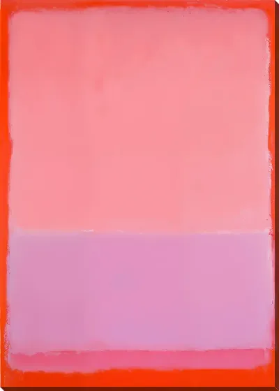 Картина маслом Розовая абстракция