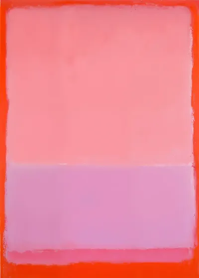 Плакат Розовая абстракция