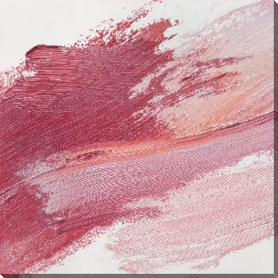 Постер Разные оттенки розового на белом фоне в художественной работе