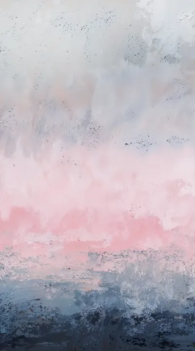 Плакат Облака перекрывают горизонт, краски смешиваются на небе