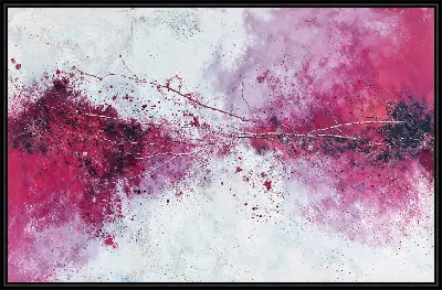 Картина Композиция с розовыми и белыми оттенками