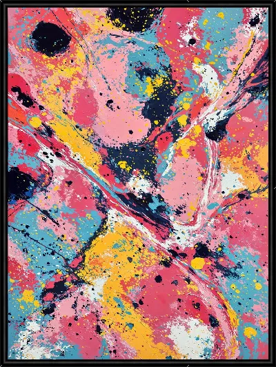 Картина Яркие цвета и абстрактные формы