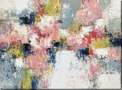 Постер Яркие цвета с абстрактным рисунком