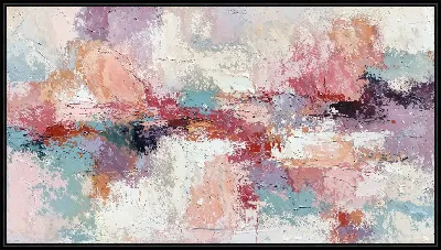 Картина Абстракция с яркими цветами и текстурой №20