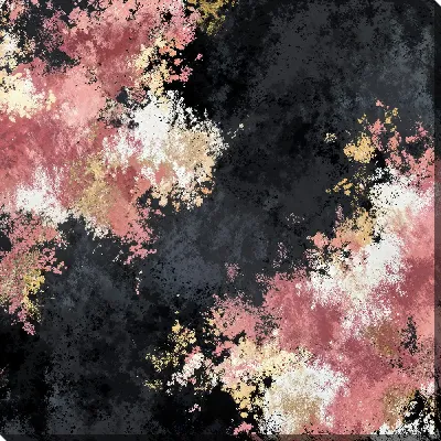 Картина маслом Абстракция с яркими цветами и текстурами №27