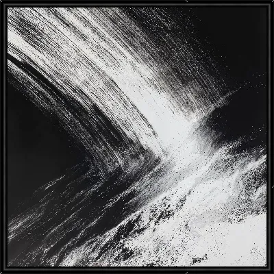 Картина Черно-белая абстракция №6