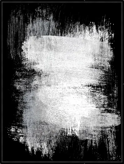 Картина Черно-белая абстракция №13