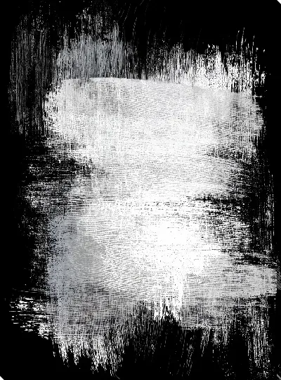 Картина маслом Черно-белая абстракция №13