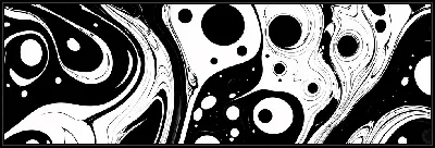 Картина Абстракция черно-белая №31