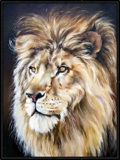 Картина Лев (Lion) №4