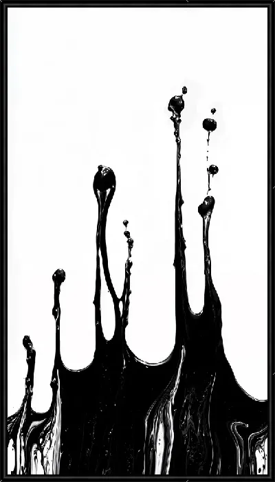 Картина Абстракция черно-белая №54