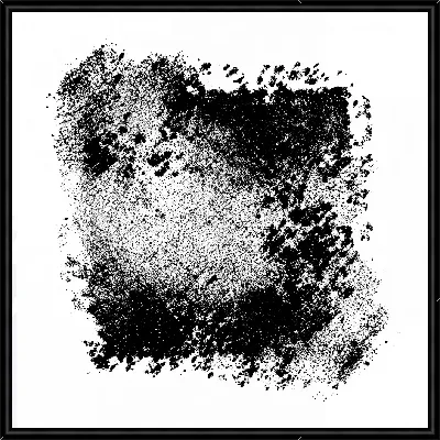 Картина Черно-белая абстракция №204