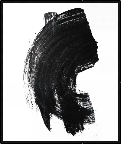 Картина Черно-белая абстракция №217