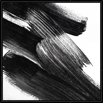 Картина Черно-белая абстракция №250
