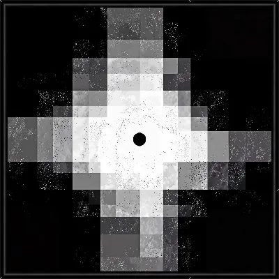 Картина Черно-белая абстракция №252