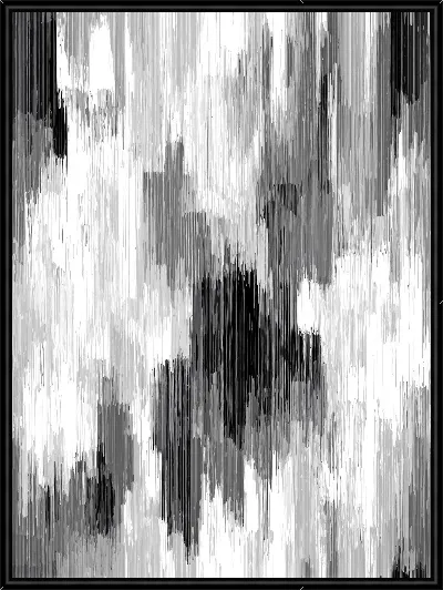 Картина Черно-белая абстракция №262