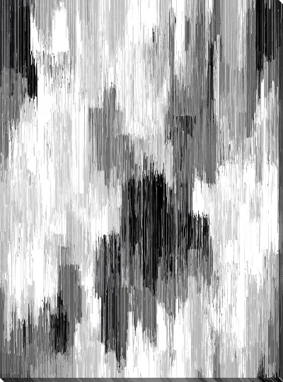 Картина маслом Черно-белая абстракция №262