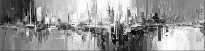 Постер Черно-белая абстракция №274