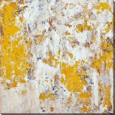 Картина маслом Желтая абстракция №5