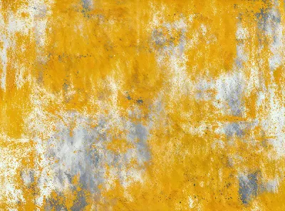 Плакат Желтая абстракция №6