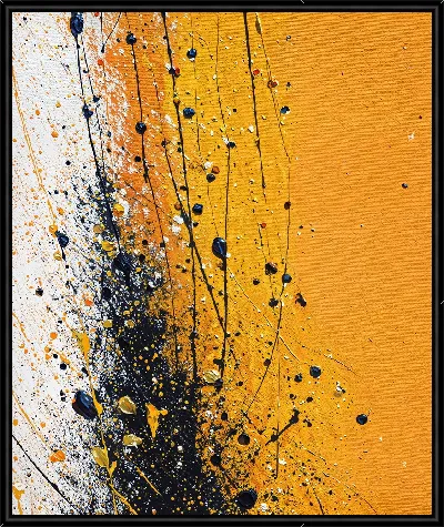 Картина Желтая абстракция №8