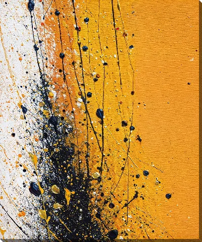 Картина маслом Желтая абстракция №8