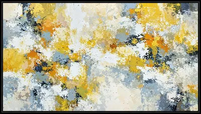Картина Желтая абстракция №9