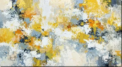 Картина маслом Желтая абстракция №9