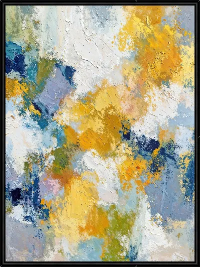 Картина Желтая абстракция №10