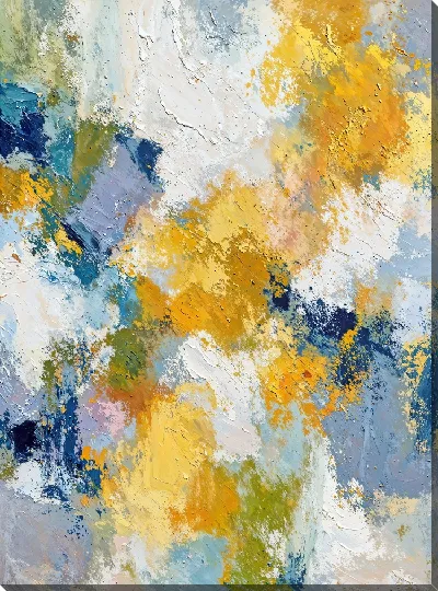 Постер Желтая абстракция №10