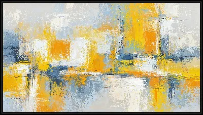 Картина Желтая абстракция №11