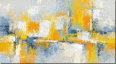 Постер Желтая абстракция №11