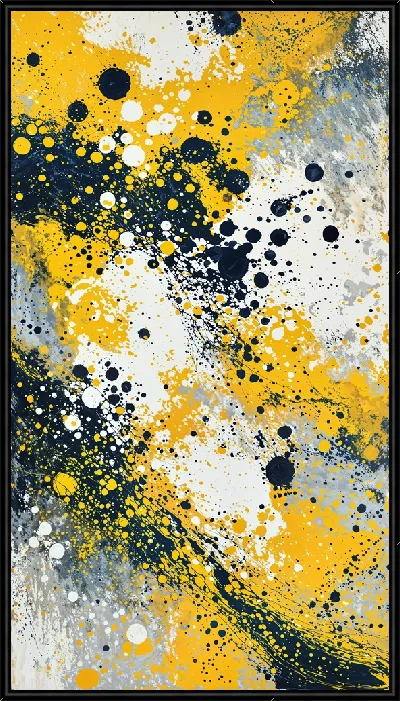 Картина Желтая абстракция №12