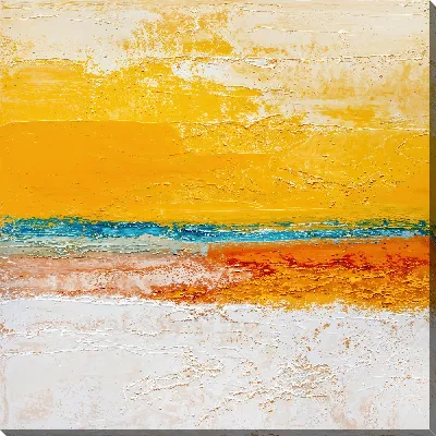 Постер Желтая абстракция №13