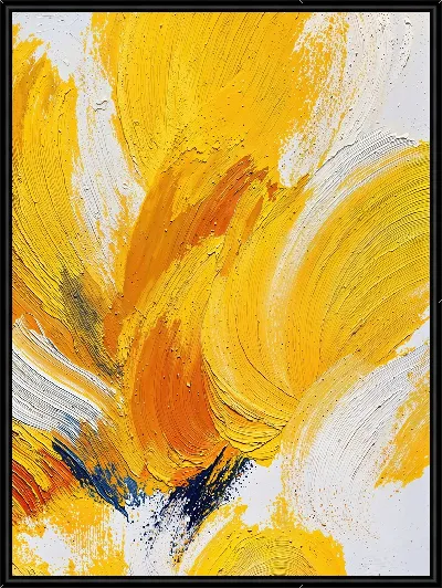 Картина Желтая абстракция №14