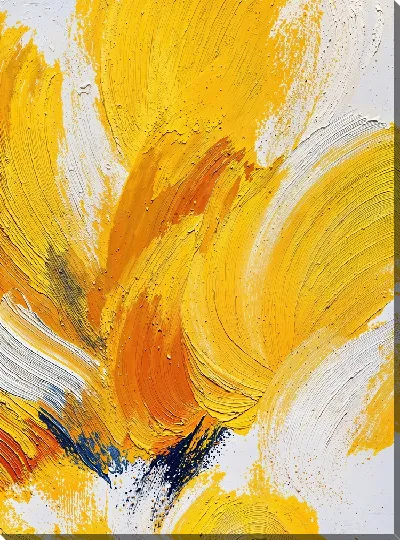 Постер Желтая абстракция №14
