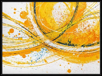 Картина Желтая абстракция №15