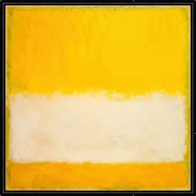 Картина Желтая абстракция в стиле Ротко