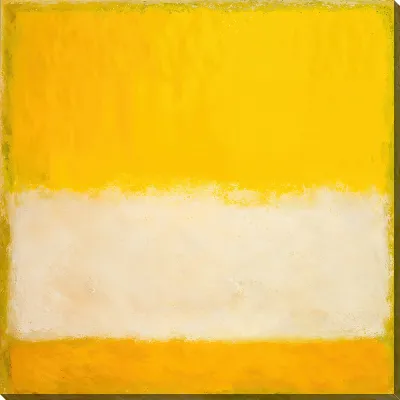 Постер Желтая абстракция в стиле Ротко