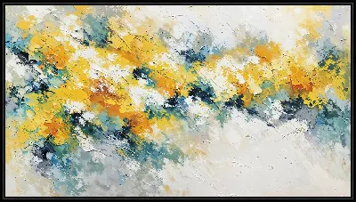 Картина Желтая абстракция №18