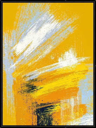 Картина Желтая абстракция №20