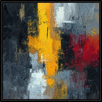 Картина Желтая абстракция №21