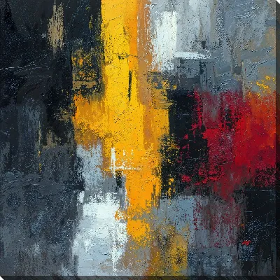 Постер Желтая абстракция №21