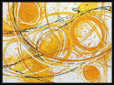 Картина Желтая абстракция №22